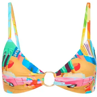 Seafolly - Women's Cuba Ring Front Bralette - Bikini-Top Gr 32 bunt