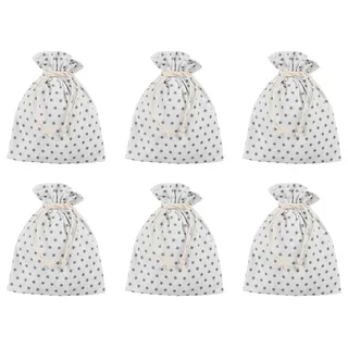 BUTLERS Geschenke-Säckchen PACK-A-BAG 6er-Set - Weiß