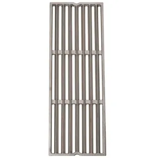 SANTOS Edelstahl Guss-Grillrost - Passend für Broil King Baron & Crown - 15,5x44cm - Gasgrill-Ersatz - Hervorragende Wärmespeicherung