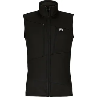 Ortovox Fleece Grid Weste Schwarz XL