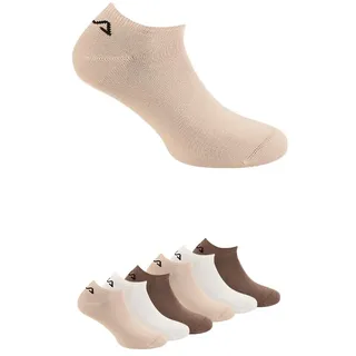 Fila UNISEX INVISIBLE PLAIN SOCKS 6-Paar Braun 35-38