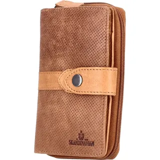The Skandinavian Brand Damen Geldbörse cognac