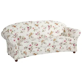 58 aufm Kessel SOFA Landhaus 2,5-Sitzer Kama Bezug Flachgewebe Blumenmuster 2 | Gr.: onesize