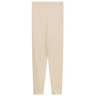 GOBI Cashmere Strickhose Damen Leggings aus Seide und Kaschmir weiß M