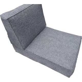 Jacek Paletten-Ecksofa mit Schaumkissen, Polsterset, 80 x 60 x 15 cm, Anthrazit (Set - 2 Elemente)