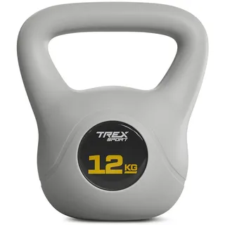 trex sport Kettlebell 12 kg Kugelhantel grau