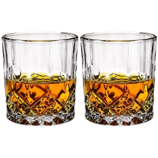 ErbseT Whiskyglas Whiskey Gläser 2er Set,Cocktail Gläser,Bar Gläser,Felsen Gläser,230ml