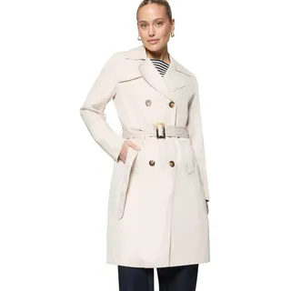 Zero Trenchcoat mit Gürtel und seitlichen Eingrifftaschen, Beige, 44