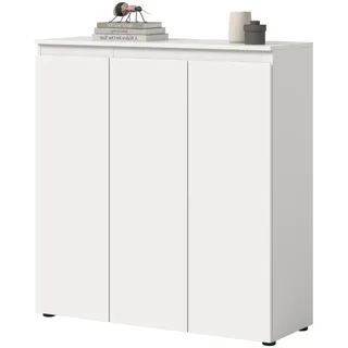 inn.furn Kombikommode 105 x 111 x 37 cm Weiß