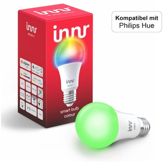 Innr Color Bulb E27 smart LED, Philips Hue und Osram Lightify kompatibel, Zigbee 3.0, Alexa