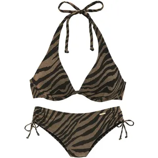 Bruno Banani Bügel-Bikini Damen Schwarz/Gold 44 Cup C