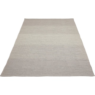 Teppich Opland, Andiamo, rechteckig, Höhe: 8 mm, meliert, mit Farbverlauf, reine Baumwolle grau 70 cm x 140 cm x 8 mm