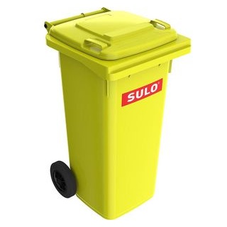 Sulo MGB Mülltonne Kunststoff gelb Räder 120 L
