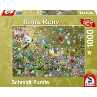 Schmidt Spiele Im Dschungel der Papageien, 1000 Teile