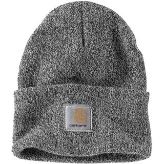 CARHARTT Tricoté Mütze Schwarz/Weiß