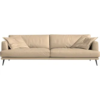 Egoitaliano 3-1 Garnitur Leder 3-Sitzer Beige