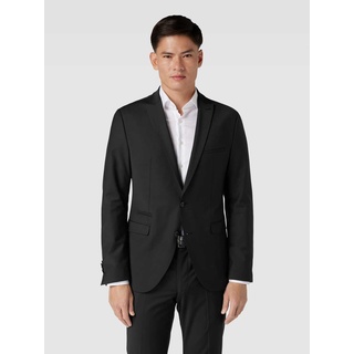 Anzug in unifarbenem Design Modell 'Cicastello', Black, 54