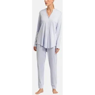 Hanro Pure Essence Pyjama Blau L