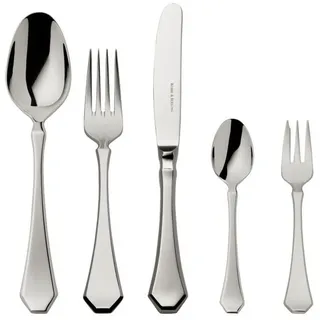 Robbe & Berking Besteck-Set Menübesteck-Set 30-tlg. Baltic Edelstahl poliert (30-tlg), 18/8 Edelstahl, Menübesteck-Set, 30-tlg., 18/8 Edelstahl, edelstahl silberfarben