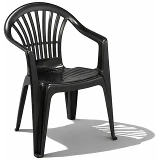 Mojawo Altea Stapelstuhl 56 x 54 x 80 cm grau