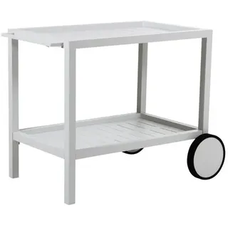 Brafab Servierwagen Belfort Aluminium Weiß