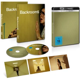 constantin film / leonine Backrooms - UHD Softbox mit Double-Sided O-Card - Collector's Edition (4K Ultra HD+Blu-ray)