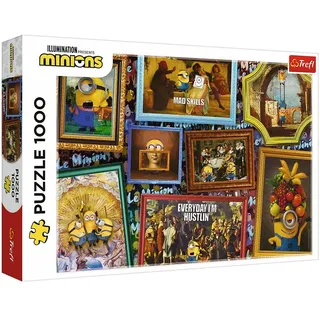 Trefl Puzzle Trefl, Minions Galerie, 1000 Teile Puzzle, 1000 Puzzleteile bunt