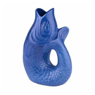 Giftcompany Dekovase Monsieur Carafon L Azure, in Fischform blau