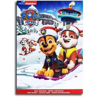 Paw Patrol Adventskalender Adventskalender mit 24 Vollmilchschokoladen-Figuren Weihnachtskalender