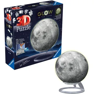 Ravensburger 3D Puzzle-Ball Der Mond - Glow-in-the-Dark