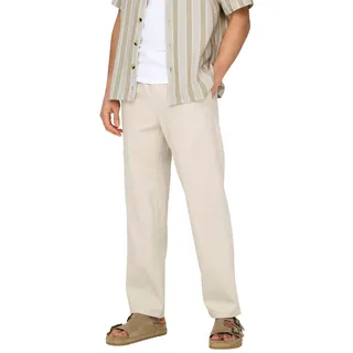 Only & Sons ONSSINUS LOOSE Hosen Weiß S