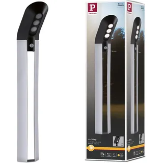 Paulmann Solar Pollerleuchte Kunststoff 84,8 cm inkl. Bewegungsmelder anthrazit