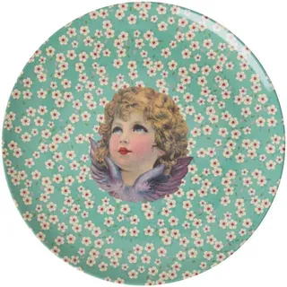Rice Frühstücksteller "Angel" in Grün - Ø 20 cm