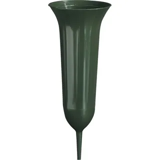 geli Grabvase Ø 11,5 cm dunkelgrün