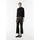 Flared-Leg-Hose in Leder-Optik Schwarz 46