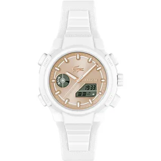 Lacoste LC33 Kollektion Analoge-Digitale Multifunktions-Quarzuhr mit Silikonarmband