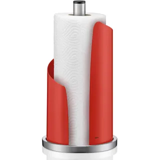 Kela Stella Küchenrollenhalter 32 cm hoch Edelstahl/Metall rot