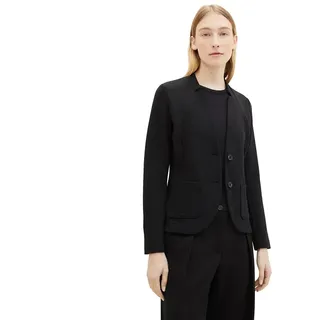 Tom Tailor 1038703 Ottoman Structure Blazer Deep Black S