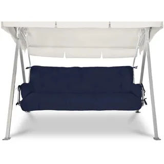 Beautissu Flair HS Hollywoodschaukelauflage 180x50x8cm Dunkelblau
