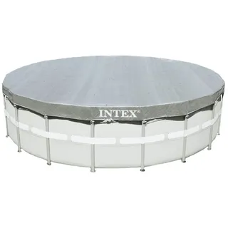 Intex Deluxe Abdeckplane grau Ø 549 cm