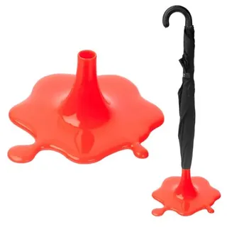 balvi Schirmständer Splash Farbe Rot Schirmständer In Form eines Farbflecks Polypropylen