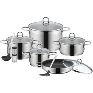 Silit Diamant Topf-Set 9-tlg. 3 x Fleischtopf + Bratentopf + Bratpfanne