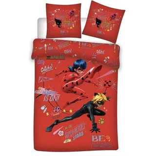 Miraculous Ladybug Baumwolle Rot 140 x 200 cm