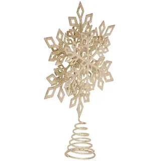 Atmosphera Créateur d'intérieur Christbaumspitze 20 cm gold
