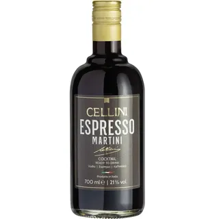 Cellini Espresso Martini Cocktail 21 % vol. 0,7 l