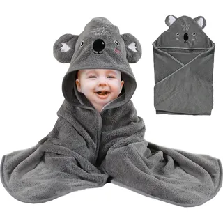 TZQFROCE Baby Handtuch Kapuze 80X80cm Kapuzenhandtuch Baby Handtuch Mit Kapuze mit niedlichen Ohren Badetücher Kapuzenhandtuch