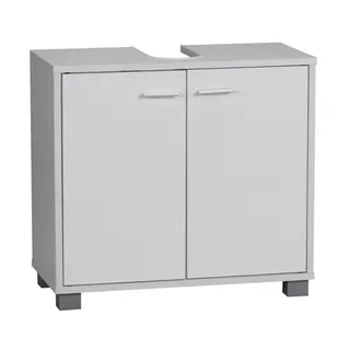 Wohnling Waschbeckenunterschrank 60 x 55 x 30 cm Weiß