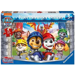 Ravensburger 4005556056170 Puzzle 35 elementów. Psi Patrol: Rycerze Ravensburger