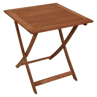 FRG Klapptisch 70 x 70 x 72 cm Braun