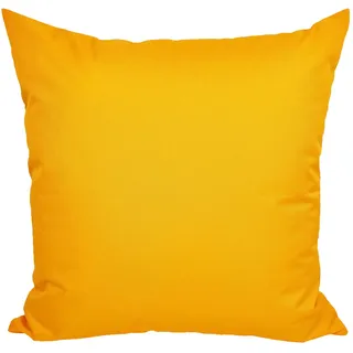 JACK 50x50cm Outdoor Lounge Kissen Dekokissen inkl. XXL-Füllung Wasserabweisend Sitzkissen Garten Stuhl Lotus Effekt, Farbe:Gelb